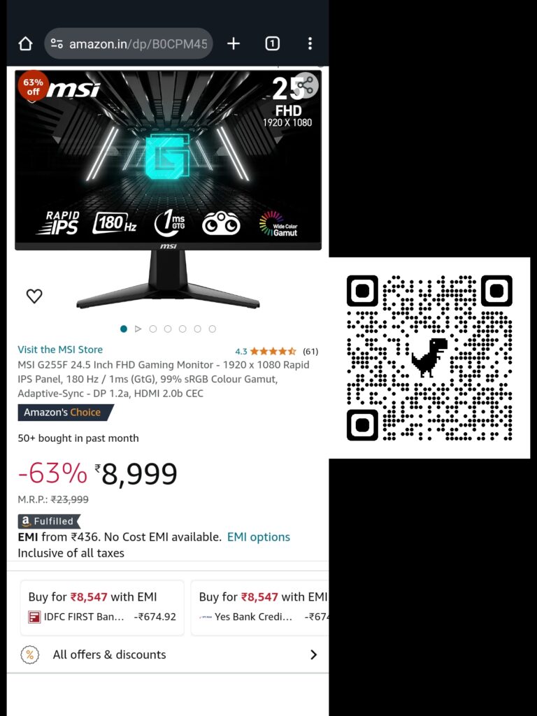 msi,24inch,fullhd,gaming,monitor,rapid,ips,panel,180hz,1ms,esports,99%srgb,adaptive-sync,178°view,frameless,16.7million,blue,light,anti-flicker,night,vision,dp,hdmi,